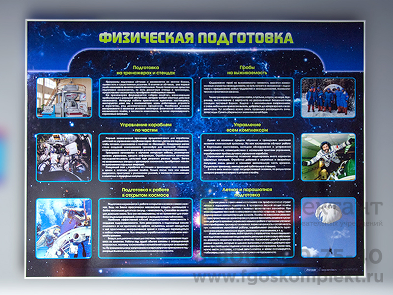 Стенд "Физическая подготовка